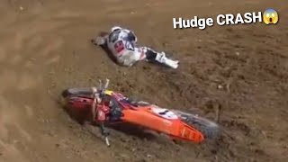 FEBVRE ADMIITS INJURY DESPITE QUALIFYING RACE WIN  Hudge Crash video 😱😥 [upl. by Clarence]