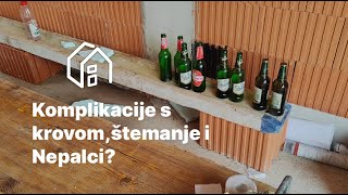 Gradnja kuće PT 6 Krov i struja prizemlja [upl. by Eniluqcaj]