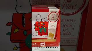 Cute Snoopy Cookies Christmas Music Box Shopping in Walmart shorts Snoopy Christmas [upl. by Otte]