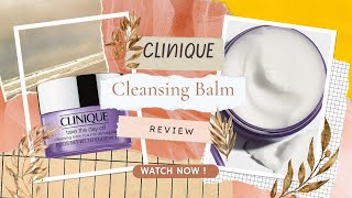 Clinique Take The Day Off Cleansing Balm  Details Review  Quick Easy Makeup And Sunscreen Remover [upl. by Berl]