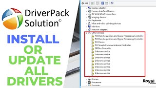 How to use Driverpack Solution Online  How to install drivers in Windows PC [upl. by Akfir981]