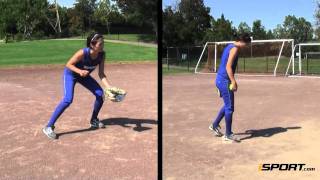 How to Field a Grounder in Softball [upl. by Norse]