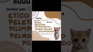 Eu tenho um gatito que era ético peletico pilimplipetico pelado peludo pilimplipludo lyrics [upl. by Tybi]