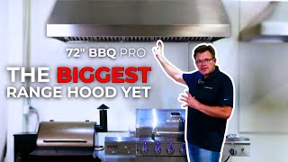 OUR BIGGEST RANGE HOOD YET Proline BBQ Pro 72 inch [upl. by Yenahc]