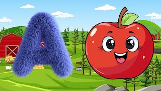 A Apple Song  Inspired By ABC song Gracies Corner  Nursery Rhymes  Kids Songs [upl. by Aramot]