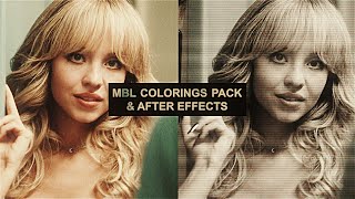 MBL COLORINGS PACK amp AFTER EFFECTS [upl. by Hamann665]