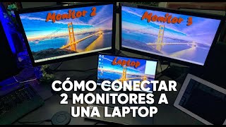 Cómo conectar dos monitores a una Laptop [upl. by Accire]