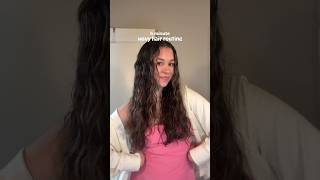 5 MIN wavy hair routine 🫧 [upl. by Luella401]