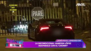 Vanessa López reaparece con el Jhonny luego que estrenara Lamborghini de US400 mil [upl. by Nero]