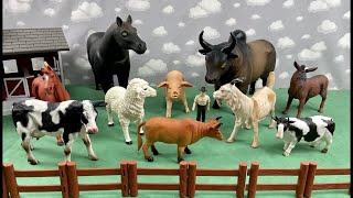 Wild Animals Attacks Farm Animals Compilation  Lion Fox Tiger Cows Bison Sheep Goat Elephant [upl. by Ytisahc11]