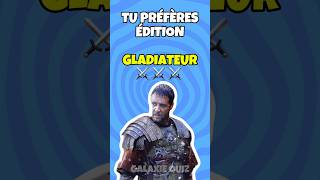 ⚔️ Tu préfères Édition GLADIATEUR  🎬 tupreferes gladiator shorts [upl. by Avivah]