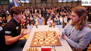 Never Surrender  Richard Rapport vs Magnus Carlsen  Grand Finals Game 2 [upl. by Modestine789]