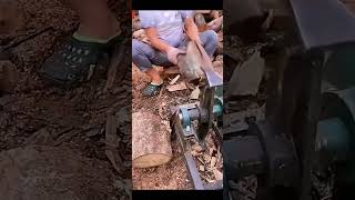 Wood log splitterwoodworking wood logsplitter diy woodchoper woodwork [upl. by Mccullough]