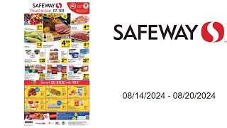 Safeway Weekly Ad US  08142024  08202024 [upl. by Sekoorb]