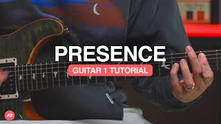 Presence  Winning Team  Planetshakers Official Guitar 1 Tutorial Video [upl. by Adriene]