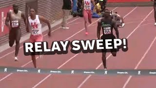 USF Sweeps Championship of America Mens 4x200m AND 4x100m At Penn Relays 2024 [upl. by Havot658]