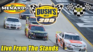 Live ARCA Menards Series Bushs 200  Bristol Motor Speedway From the Stands  Running with the Pack [upl. by Anwahsak]