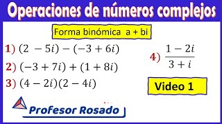 Raíces cuadradas en forma binómica [upl. by Purdy656]