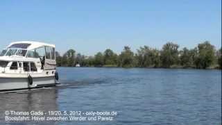 Bootsfahrt auf der Havel Berlin Potsdam Caputh Werder Paretz SacrowParetzerKanal [upl. by Odrautse405]