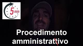 Simone Chiarelli il procedimento amministrativo in 5 minuti [upl. by Osher20]