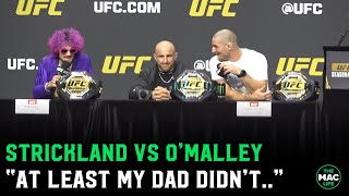 Sean Strickland vs Sean OMalley quotAt least my dad didnt f mequot [upl. by Ellirehs]