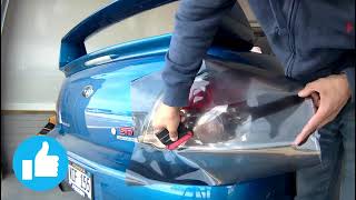 Tinting Subaru STI Tail Lights with VVivid Ultimate Tint  Timelapse [upl. by Ttergram]