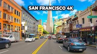 San Francisco Driving Tour 4K  Driving Downtown San Francisco California [upl. by Nirehs673]