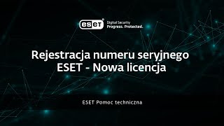 Rejestracja numeru seryjnego ESET  Nowa licencja  2014 [upl. by Aianat]