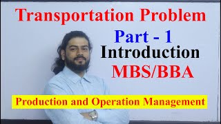 Transportation Problem Part  1 Introduction in Nepali MBS 2nd semester Production and Operation [upl. by Volotta]