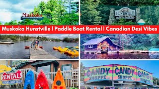 Huntsville Muskoka  Paddle Boat Rental  Canadian Desi Vibes HindiUrdu [upl. by Laris]