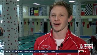 Omaha South sophomore tries to put Packer swimming back on the map [upl. by Esilahs]