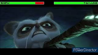 Shifu Vs Tai Lung with healthbars Christmas Special [upl. by Odnanref]