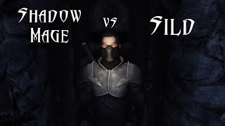 Level 50 Shadow Ninja vs Sild the Warlock  Skyrim Legendary Gameplay [upl. by Ayhay]