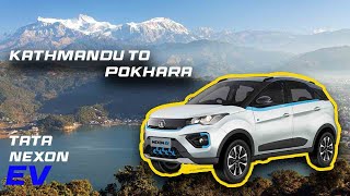 travelling on tata nexon ev from kathmandu to pokhara dhampus  midnight run [upl. by Desiree]