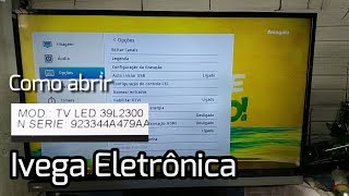 Como abrir Toshiba TV LED 39L2300 [upl. by Albertine]