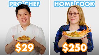 250 vs 29 Lobster Pro Chef amp Home Cook Swap Ingredients  Epicurious [upl. by Gretna949]