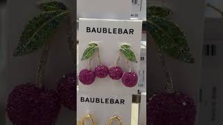 Baublebar 🍒Earrings 🛍️ Cherry 🍒 Target Shopping Style Fashion Accessory [upl. by Waldner]