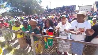 Zanu PF rally in Stanley Square Makokoba with War Veterans [upl. by Eeliah]