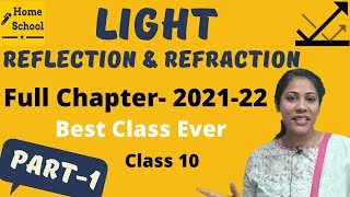 Light Reflection and Refraction Class 10 Physics CBSE NCERT Part1 Full Chapter [upl. by Acilejna]