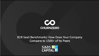 B2B SaaS Benchmarks How Does Your Company Compare to 1500 of Its Peers [upl. by Eeryn]