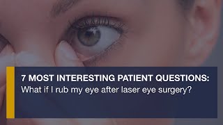 What if I rub my eye after laser eye surgery [upl. by Amer111]