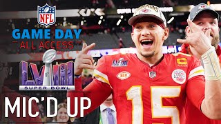 NFL Super Bowl LVIII Micd Up quotI want back to back to backquot  Game Day All Access [upl. by Gresham703]