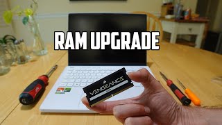 Asus Zephyrus G14 RAM Upgrade Easy to Follow DIY [upl. by Baudelaire]