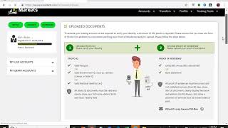 how upload your id to icmarkets broker [upl. by Eelrahs]
