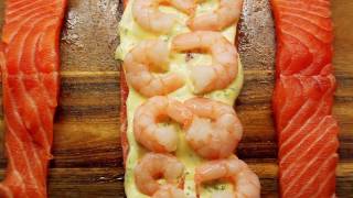 Salmon amp Prawn Sandwich with Dill Sauce [upl. by Noswal]