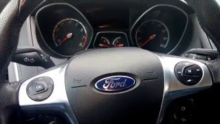 FORD  OIL Change Required RESET startstop button Cmax FusionFOCUS [upl. by Arenat139]