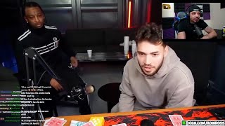 DJ Ghost Reacts To 21 Savage And Adin Ross Card Game [upl. by Lockhart]