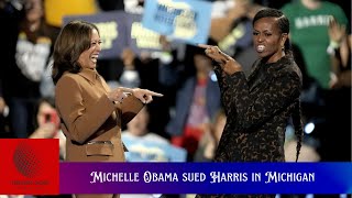 Michelle Obama makes the case for Harris in Michigan as Dems see signs of hope [upl. by Edgerton]