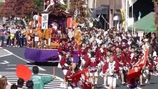 津山まつり  京町 だんじり 紅葉䑓  岡山 津山 徳守神社 japan okayama tsuyama festival maturi 祭 [upl. by Ahsain]