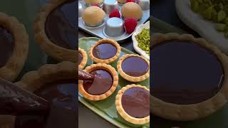 👉RECETA MINI TARTA DE CHOCOLATE Y FRAMBUESA [upl. by Shutz]